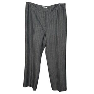 Le Suit‎ Gray Pinstripe Dress Pants Womens Size 12 Career Business